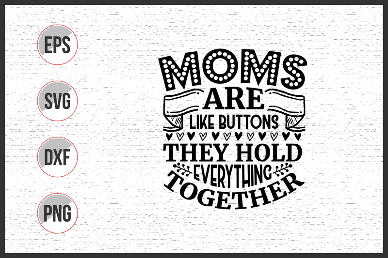 Mothers Day Typographic Slogan Design SVG uniquesvg99 