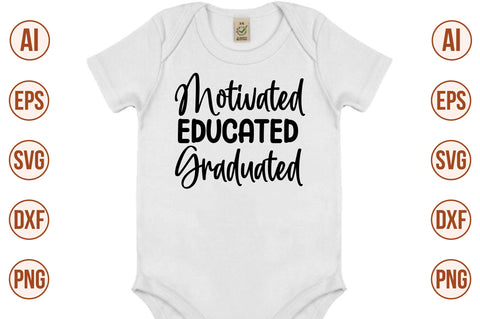 Motivated Educated Graduated- SVG SVG nirmal108roy 