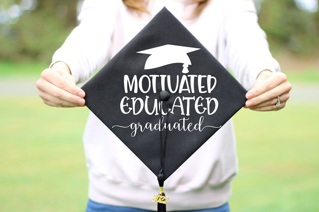 Motivated Educated I Class of 2023 SVG I Graduation 2023 SVG - So Fontsy