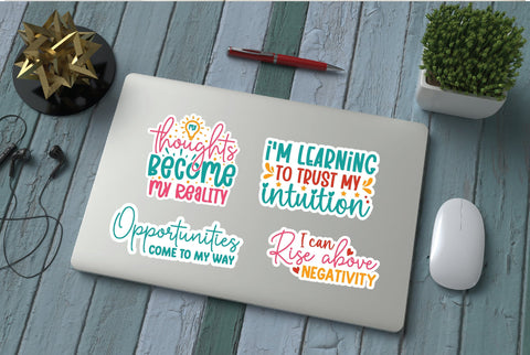 Motivational Printable Stickers Bundle SVG md faruk hossain 