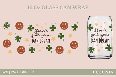 Motivational Quote Design | Motivational Glass Can Wrap SVG SVG Petunia Digital Design 