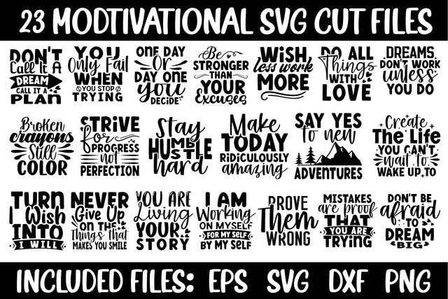 Motivational Quote SVG Bundle SVG SH_Tee store 