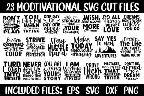 Motivational Quote SVG Bundle SVG SH_Tee store 
