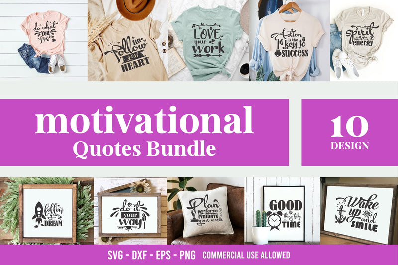 Motivational Quote SVG Cut Files Bundle SVG balya ibnu bi malkan 