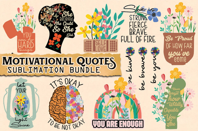 Motivational Quotes Sublimation Bundle Sublimation Jagonath Roy 