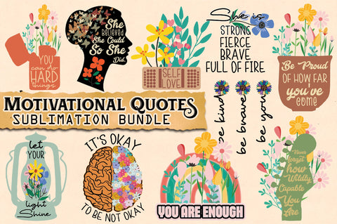 Motivational Quotes Sublimation Bundle Sublimation Jagonath Roy 