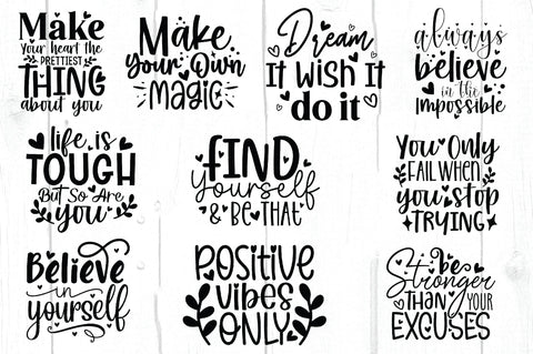 Motivational Quotes SVG Bundle SVG Ariyan 