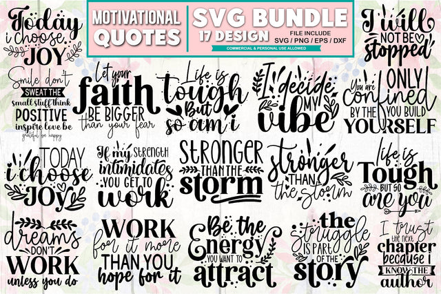 Motivational Quotes SVG Bundle SVG Ariyan 