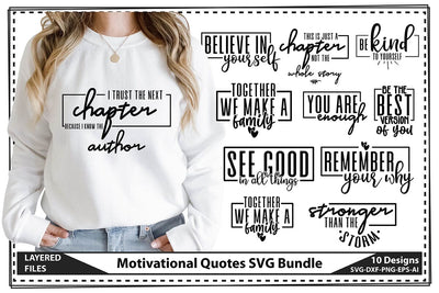 Motivational Quotes SVG Bundle SVG shah alam 