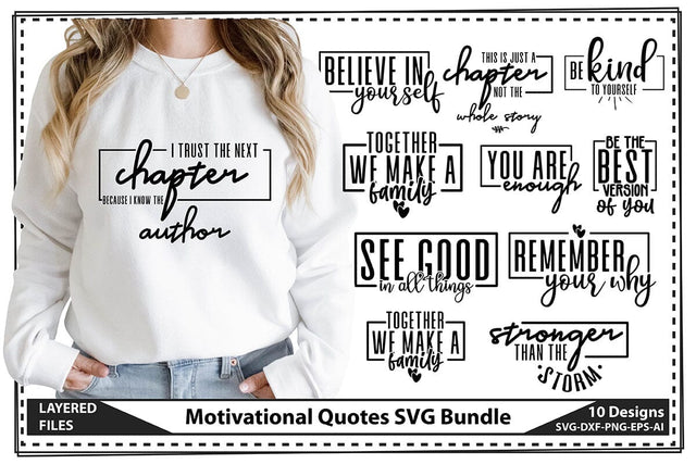 Motivational Quotes SVG Bundle SVG shah alam 
