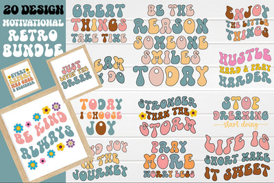 Motivational Retro Bundle SVG Rupkotha 