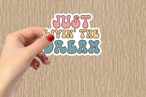 Motivational Retro Sticker Bundle SVG Rupkotha 