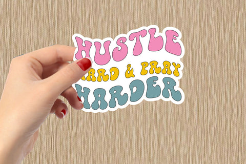 Motivational Retro Sticker Bundle SVG Rupkotha 