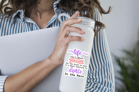 Motivational Stickers Bundle I Inspirational PNG Stickers Sublimation Happy Printables Club 