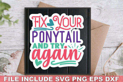 Motivational Stickers Bundle SVG Ariyan 