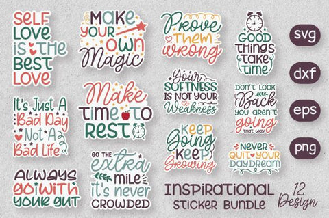 Motivational Stickers, Printable Stickers