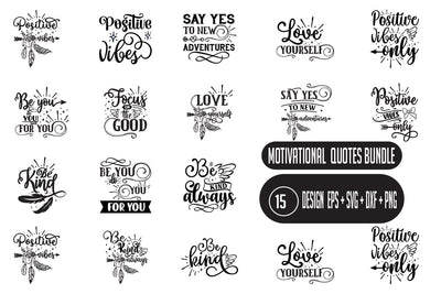Motivational SVG bundle 15 design SVG Nurstore 