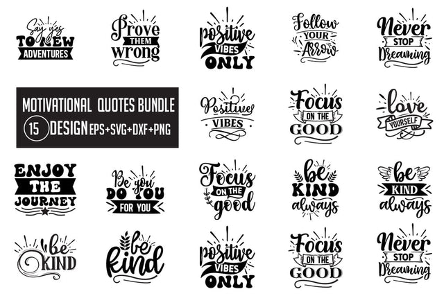 Motivational SVG bundle 15 design SVG Nurstore 