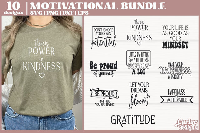 Motivational SVG Bundle | Inspirational SVG Bundle SVG Carla C Designs 