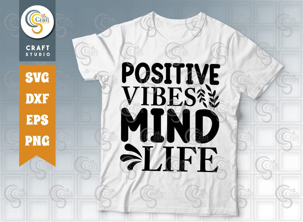 Motivational SVG Bundle, Positive Thinking Svg, Motivational Saying Svg ...