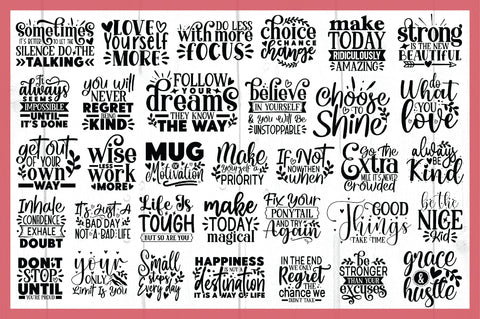 Motivational SVG Bundle SVG Ariyan 