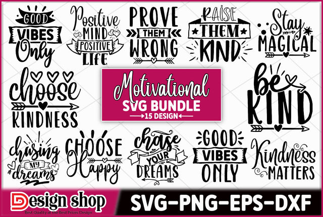 Motivational SVG Bundle SVG Ariyan 