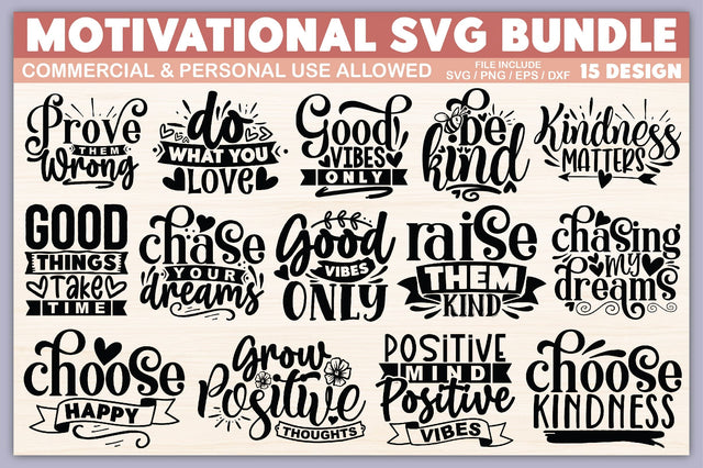 Motivational SVG Bundle SVG Ariyan 