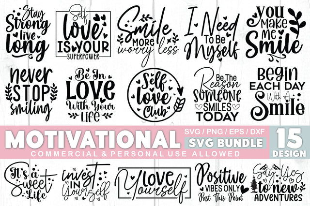 Motivational SVG Bundle SVG Ariyan 