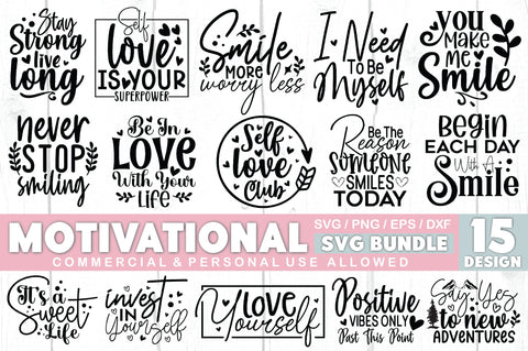 Motivational SVG Bundle SVG Ariyan 