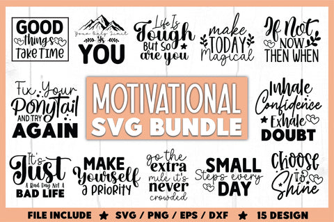 Motivational SVG Bundle SVG Ariyan 