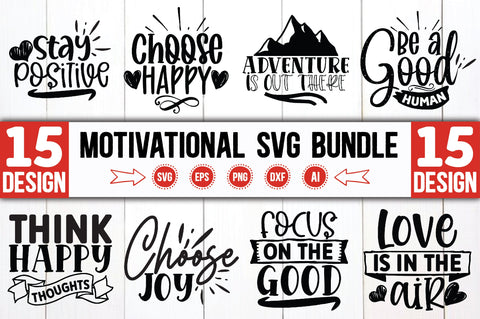Motivational SVG Bundle SVG Ariyan 