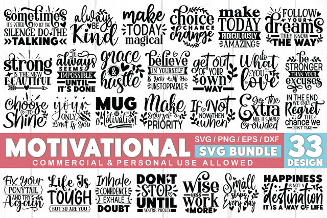 Motivational SVG Bundle SVG Ariyan 