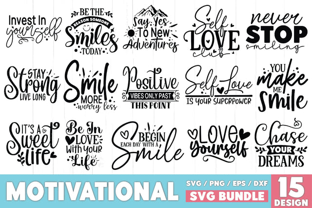 Motivational SVG Bundle SVG Ariyan 