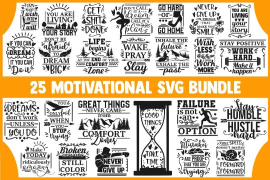 Motivational SVG Bundle, svg designs, svg quotes, svg sayings, svg files for cricut, inspirational svg, dream svg, believe svg, faith svg SVG James 
