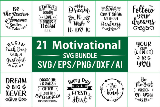 Motivational SVG Bundle SVG nirmal108roy 