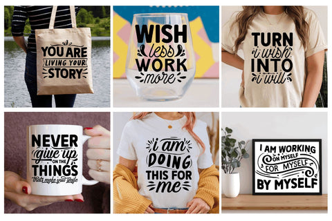 Motivational Svg Bundle SVG Regulrcrative 