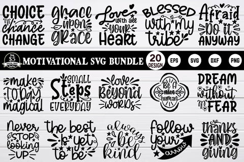 motivational svg bundle vol 2 SVG buydesign 