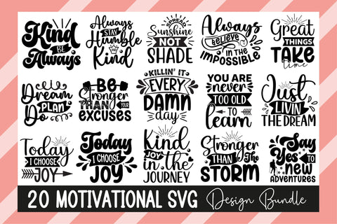 Motivational Svg Design Bundle SVG Rupkotha 
