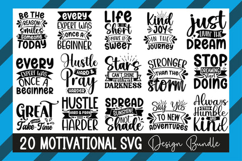 Motivational Svg Design Bundle SVG Rupkotha 