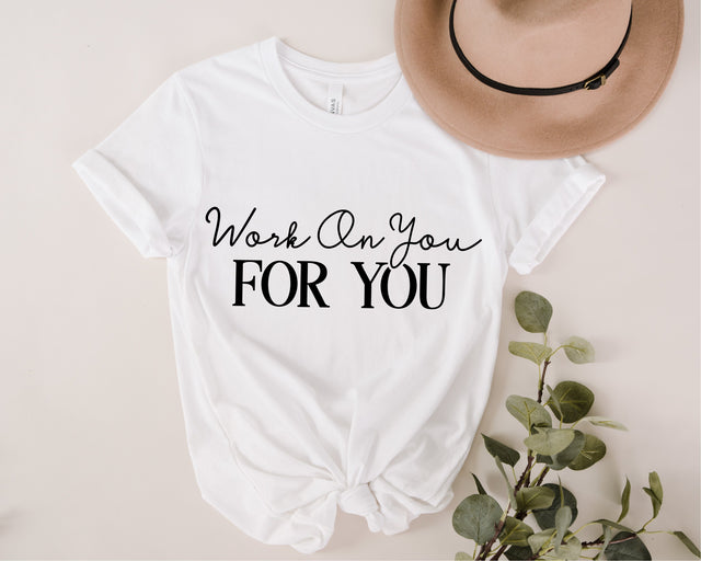 motivational svg,work on you for you svg,self care svg,manifest svg,small business svg,feminist svg,girl power svg,girl boss svg,ceo, png for shirt, cricut, cut file, trendy shirt digital file SVG Fauz 