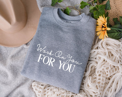 motivational svg,work on you for you svg,self care svg,manifest svg,small business svg,feminist svg,girl power svg,girl boss svg,ceo, png for shirt, cricut, cut file, trendy shirt digital file SVG Fauz 