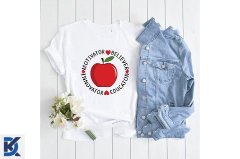 Motivator Believer Innovator Educator Sublimation SVGista 