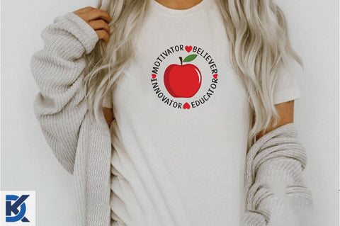 Motivator Believer Innovator Educator Sublimation SVGista 