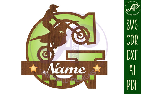 Motocross Capital Monogram Letter G SVG SVG APInspireddesigns 