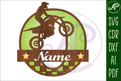 Motocross Capital Monogram Letter O SVG SVG APInspireddesigns 