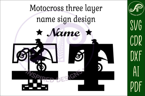 Motocross Capital Monogram Letter T SVG SVG APInspireddesigns 