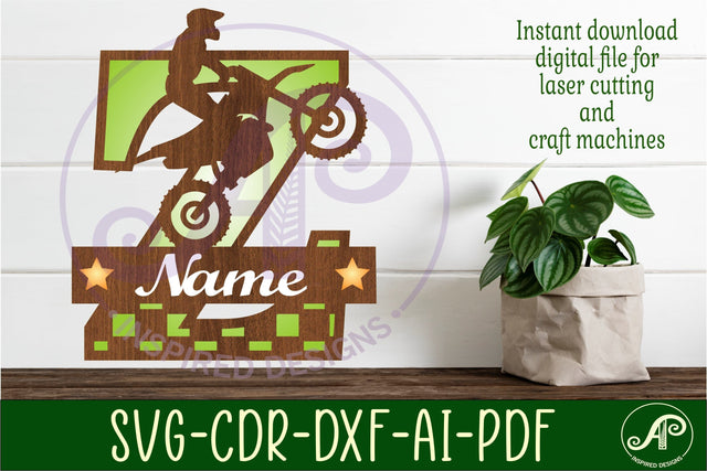 Motocross Capital Monogram Letter Z SVG SVG APInspireddesigns 