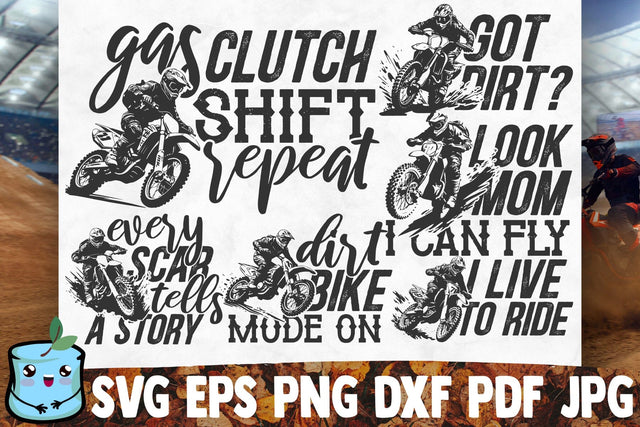 Motocross SVG Bundle SVG MintyMarshmallows 