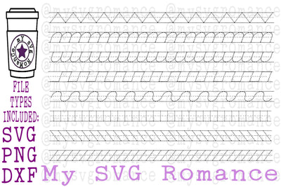 Motor Development Learning Aid DIY Tracing Mat - School SVG SVG mysvgromance 