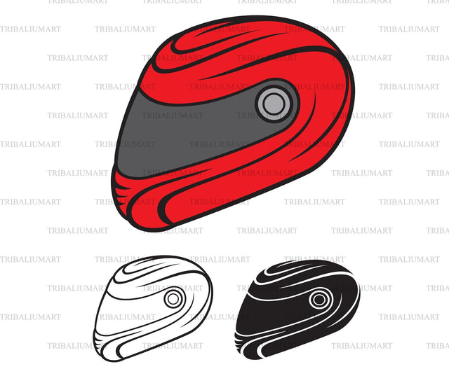 Motorcycle helmet SVG TribaliumArtSF 